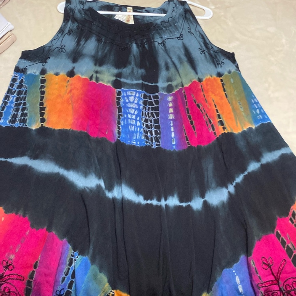 Style works beach dress brand new with tags. Bought on vacation, never worn